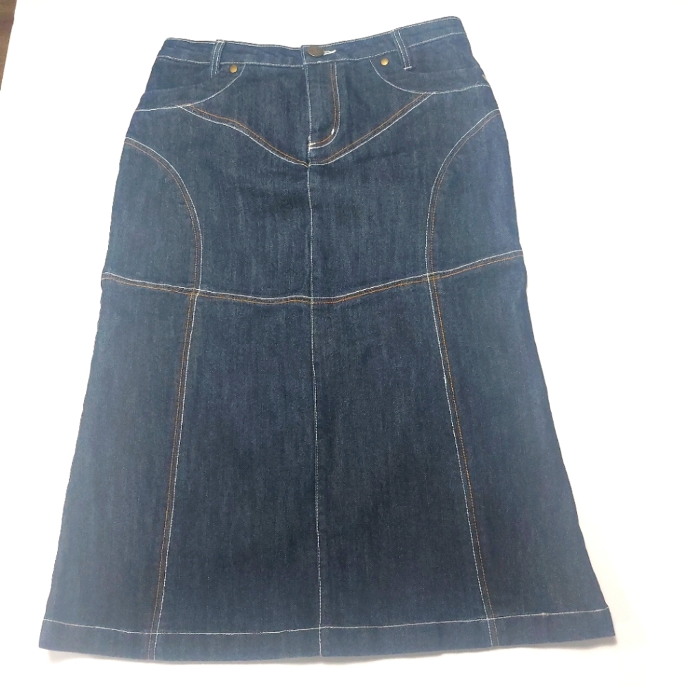 Lena Jeans Denim Skirt Size 8